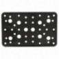 AMIG 15257  
 Placa 504  
 160 x 100 x 2,2 mm  
 Acero  
 Negro