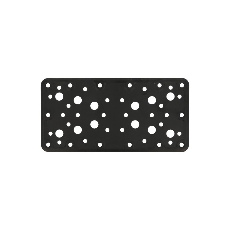 AMIG 15258  
 Placa 504  
 200 x 100 x 2,2 mm  
 Acero  
 Negro