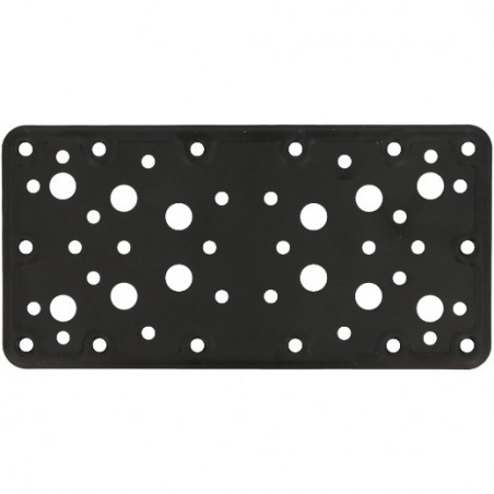 AMIG 15258  
 Placa 504  
 200 x 100 x 2,2 mm  
 Acero  
 Negro