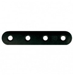 AMIG 15259  
 Placa 505  
 100 x 20 x 2,5 mm  
 Acero  
 Negro