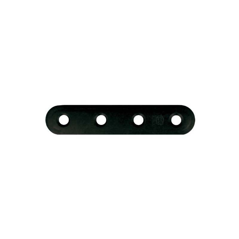 AMIG 15259  
 Placa 505  
 100 x 20 x 2,5 mm  
 Acero  
 Negro