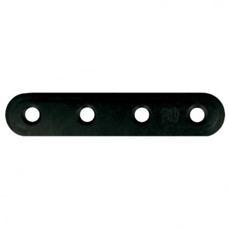 AMIG 15259  
 Placa 505  
 100 x 20 x 2,5 mm  
 Acero  
 Negro