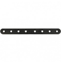 AMIG 15260  
 Placa 505  
 206 x 20 x 2,5 mm  
 Acero  
 Negro