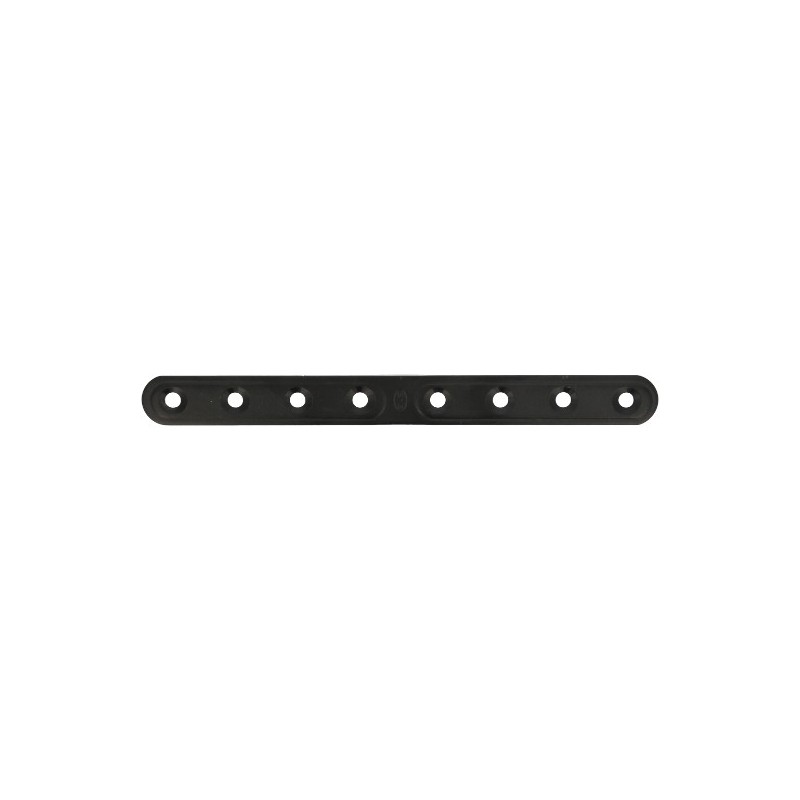 AMIG 15260  
 Placa 505  
 206 x 20 x 2,5 mm  
 Acero  
 Negro