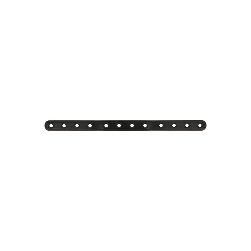 AMIG 15261  
 Placa 505  
 312 x 20 x 2,5 mm  
 Acero  
 Negro