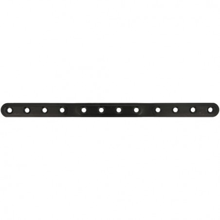 AMIG 15261  
 Placa 505  
 312 x 20 x 2,5 mm  
 Acero  
 Negro
