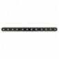 AMIG 15261  
 Placa 505  
 312 x 20 x 2,5 mm  
 Acero  
 Negro