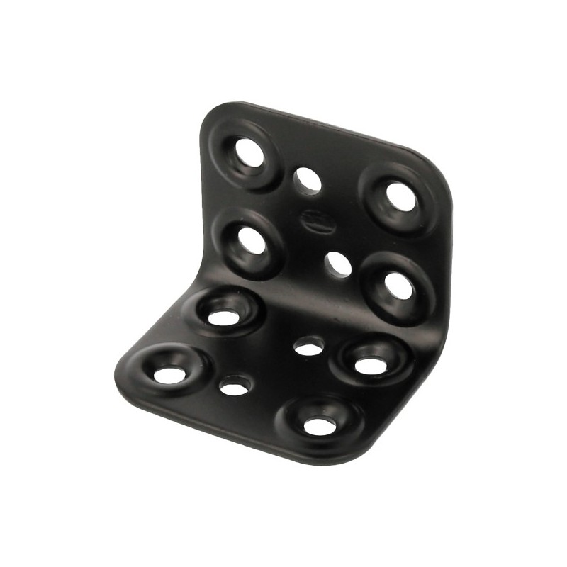 AMIG 15263  
 Ángulo 300  
 40 x 50 x 2,2 mm  
 Acero  
 Negro