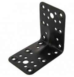AMIG 15266  
 Ángulo 301  
 90 x 65 x 2,2 mm  
 Acero  
 Negro