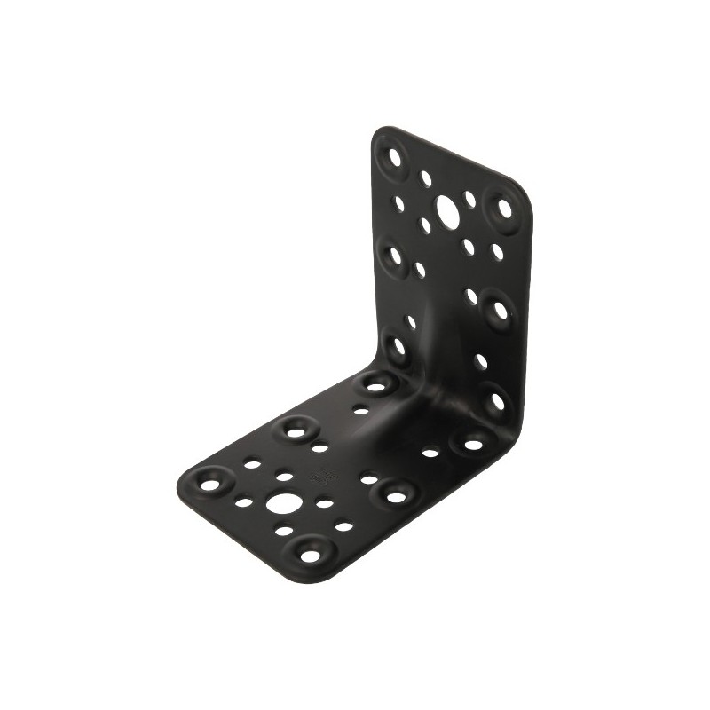 AMIG 15266  
 Ángulo 301  
 90 x 65 x 2,2 mm  
 Acero  
 Negro
