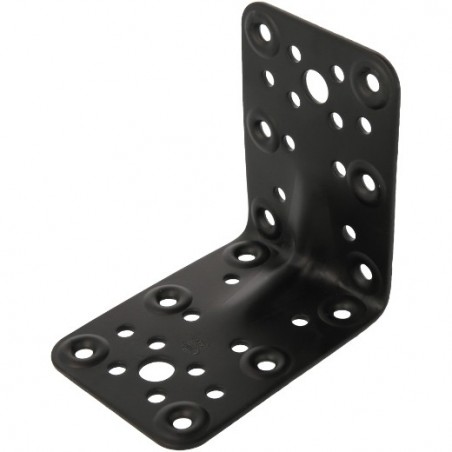 AMIG 15266  
 Ángulo 301  
 90 x 65 x 2,2 mm  
 Acero  
 Negro