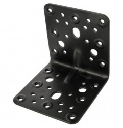 AMIG 15268  
 Ángulo 303  
 103 x 100 x 3 mm  
 Acero  
 Negro
