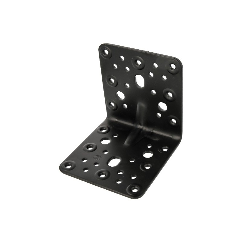 AMIG 15268  
 Ángulo 303  
 103 x 100 x 3 mm  
 Acero  
 Negro