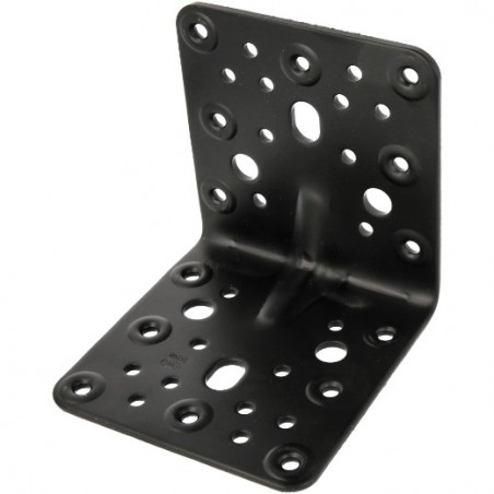 AMIG 15268  
 Ángulo 303  
 103 x 100 x 3 mm  
 Acero  
 Negro