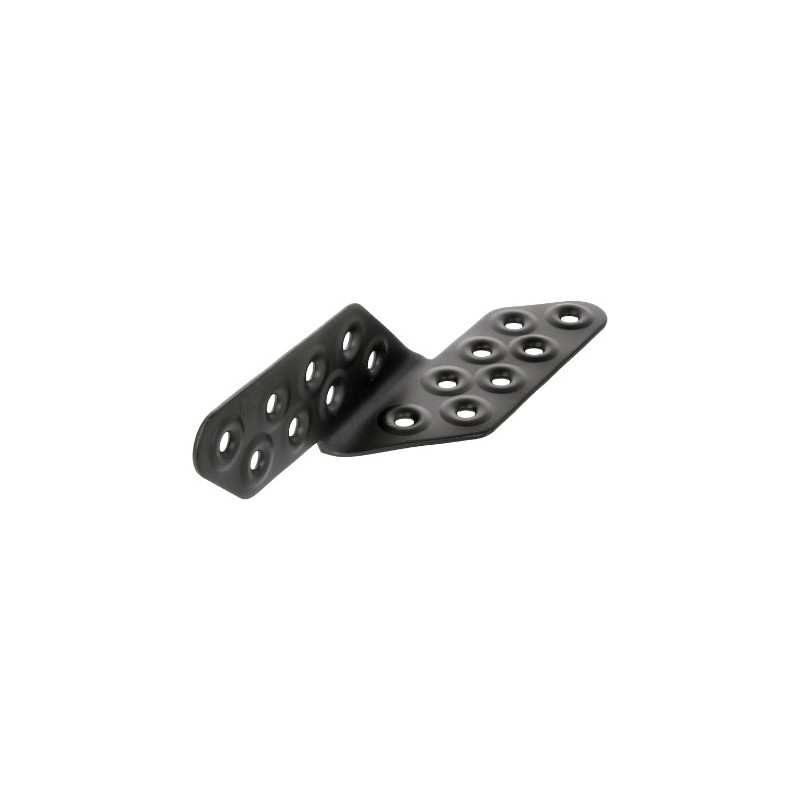 AMIG 15273  
 Ángulo 305  
 170 x 35 x 2,2 mm  
 Acero  
 Negro - Izquierda