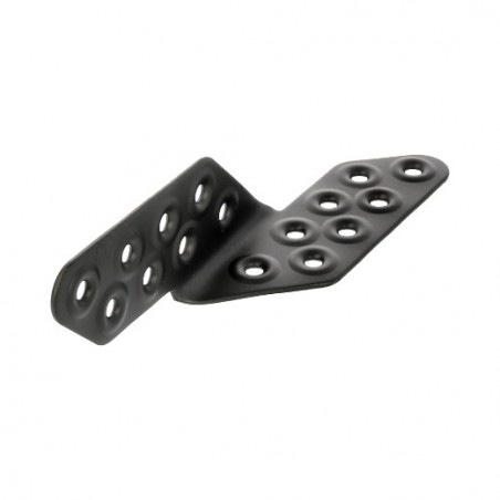 AMIG 15273  
 Ángulo 305  
 170 x 35 x 2,2 mm  
 Acero  
 Negro - Izquierda