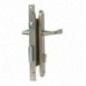 AMIG 15282  
 Kit cerradura madera + manilla 2-2  
 Cromado mate