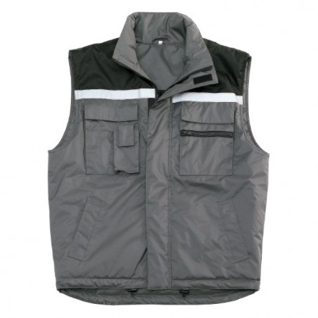 AMIG 15355  
 Chaleco 17306  
 XXL  
 Pongee-PVC  
 Gris