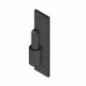 AMIG 15392  
 Pernio simple 8020  
 130 x 35 x 4 mm  
 Acero  
 Negro