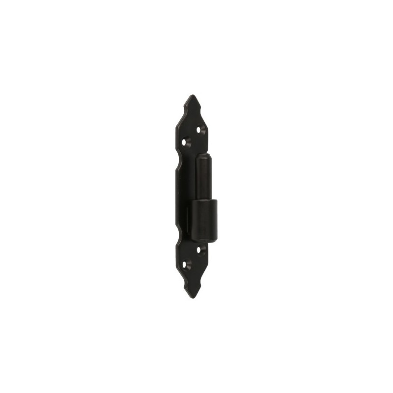 AMIG 15399  
 Pernio gótico 8030  
 170 x 35 x 4 mm  
 Acero  
 Negro