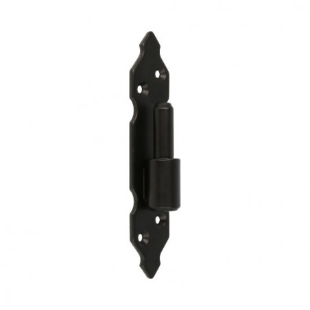 AMIG 15399  
 Pernio gótico 8030  
 170 x 35 x 4 mm  
 Acero  
 Negro