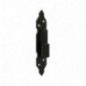 AMIG 15399  
 Pernio gótico 8030  
 170 x 35 x 4 mm  
 Acero  
 Negro
