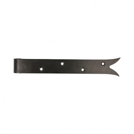 AMIG 15404  
 Gozne gótico 7040  
 450 x 35 x 4 mm  
 Acero  
 Negro