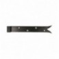 AMIG 15418  
 Gozne gótico 7020  
 250 x 35 x 4 mm  
 Acero  
 Negro