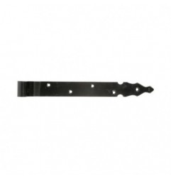 AMIG 15422  
 Gozne gótico 7020  
 450 x 35 x 4 mm  
 Acero  
 Negro