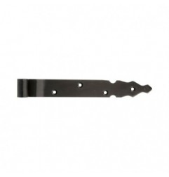 AMIG 15424  
 Gozne gótico 7010  
 250 x 35 x 4 mm  
 Acero  
 Negro