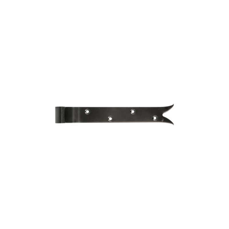 AMIG 15430  
 Gozne gótico 7000  
 250 x 35 x 4 mm  
 Acero  
 Negro