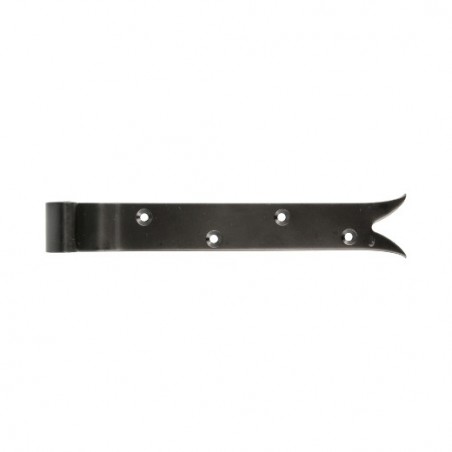 AMIG 15430  
 Gozne gótico 7000  
 250 x 35 x 4 mm  
 Acero  
 Negro