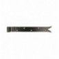 AMIG 15431  
 Gozne gótico 7000  
 300 x 35 x 4 mm  
 Acero  
 Negro