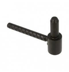 AMIG 15436  
 Pernio 8040  
 Ø14 x 90 mm  
 Acero  
 Negro