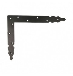 AMIG 15437  
 Escuadra gótica 8510  
 300 x 240 mm  
 Acero  
 Negro - Izquierda