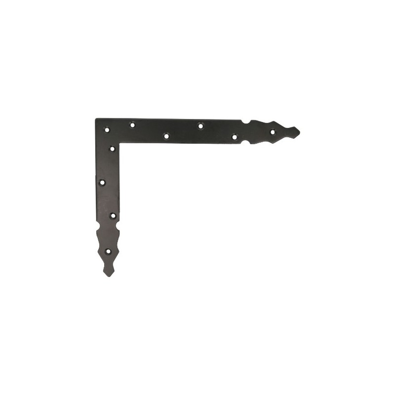AMIG 15437  
 Escuadra gótica 8510  
 300 x 240 mm  
 Acero  
 Negro - Izquierda