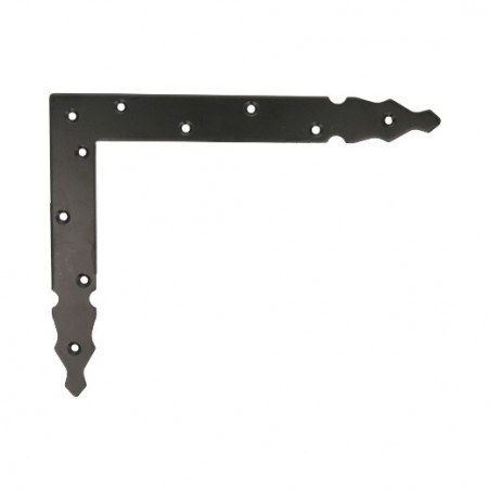 AMIG 15437  
 Escuadra gótica 8510  
 300 x 240 mm  
 Acero  
 Negro - Izquierda