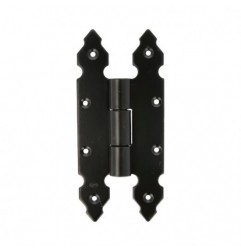 AMIG 15439  
 Bisagra 9100  
 200 x 90 mm  
 Acero  
 Negro
