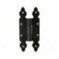 AMIG 15439  
 Bisagra 9100  
 200 x 90 mm  
 Acero  
 Negro