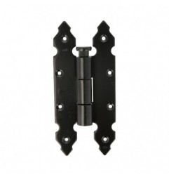 AMIG 15440  
 Bisagra 9110  
 200 x 90 mm  
 Acero  
 Negro