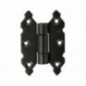 AMIG 15442  
 Bisagra 9010  
 90 x 60 mm  
 Acero  
 Negro