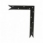AMIG 15444  
 Escuadra gótica 8500  
 300 x 240 mm  
 Acero  
 Negro - Izquierda