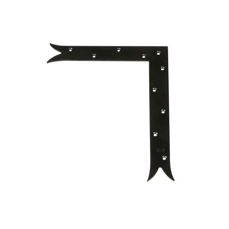AMIG 15445  
 Escuadra gótica 8500  
 300 x 240 mm  
 Acero  
 Negro - Derecha
