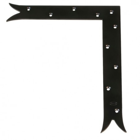 AMIG 15445  
 Escuadra gótica 8500  
 300 x 240 mm  
 Acero  
 Negro - Derecha