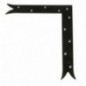 AMIG 15445  
 Escuadra gótica 8500  
 300 x 240 mm  
 Acero  
 Negro - Derecha