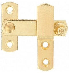 AMIG 15446  
 Aldabilla 4  
 60 x 46 mm  
 Acero  
 Latonado barnizado