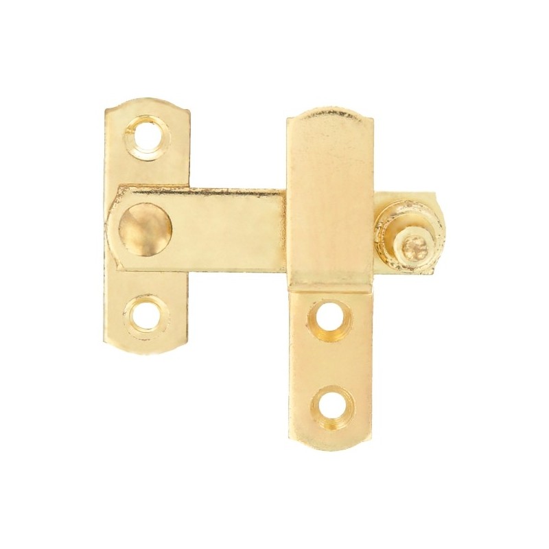 AMIG 15446  
 Aldabilla 4  
 60 x 46 mm  
 Acero  
 Latonado barnizado