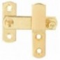 AMIG 15446  
 Aldabilla 4  
 60 x 46 mm  
 Acero  
 Latonado barnizado