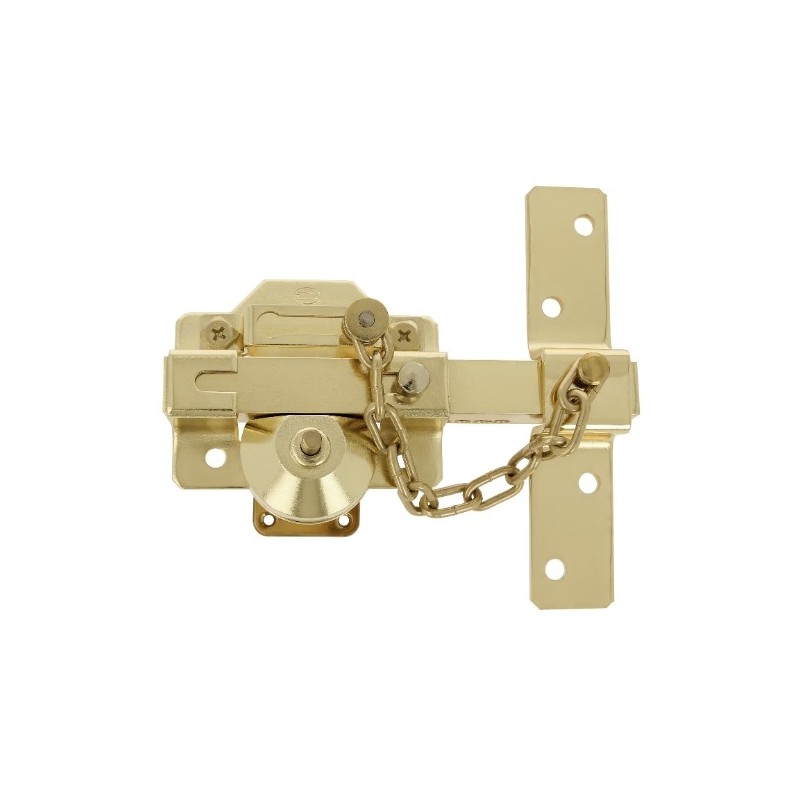AMIG 15449  
 Cerrojo de seguridad 1C  
 88 x 153 mm  
 Acero  
 Oro
