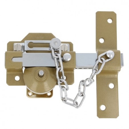 AMIG 15451  
 Cerrojo de seguridad 1C  
 105 x 170 mm  
 Acero  
 Martelé